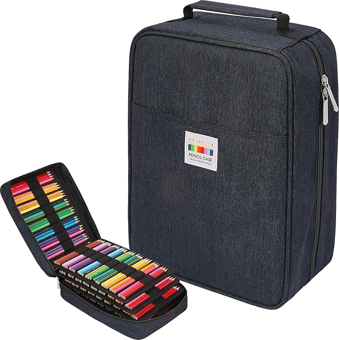 JAKAGO 274 Slots Colored Pencil Case Large Capacity Pen Holder by JAKAGO