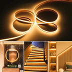 PAUTIX COB LED Strip Light, LED Lights 16.4ft, UL Listed Warm White 2700K - Image 9