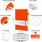 feela 24 Pack Journal Notebook for Work, Business Notebook Bulk Hardcover Lined - Image 2