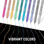Paper Mate InkJoy Gel Pens, Retractable, Medium Point, Glittery Assorted Colors - Image 4