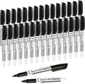 Volcanics Black Dry Erase Markers Low Odor Fine Whiteboard Markers Thin Box of by Volcanics