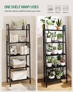 Hzuaneri Ladder Shelf, Bookshelf Bookcase, Freestanding Corner Storage Shelve - Image 4