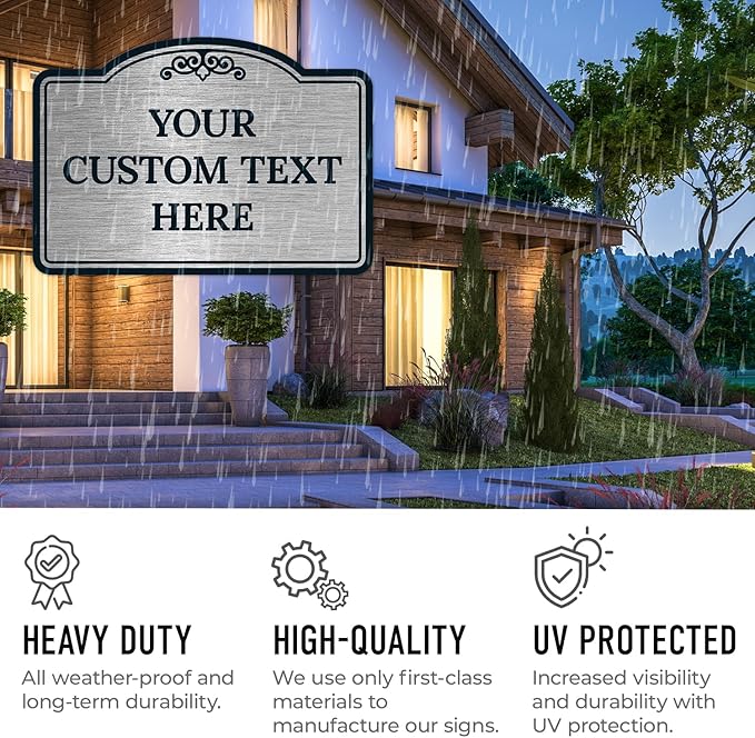 Custom Decorative Sign, Personalized Metal Sign - Image 5