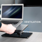vivo freestanding dual computer monitor and laptop combo, package contents