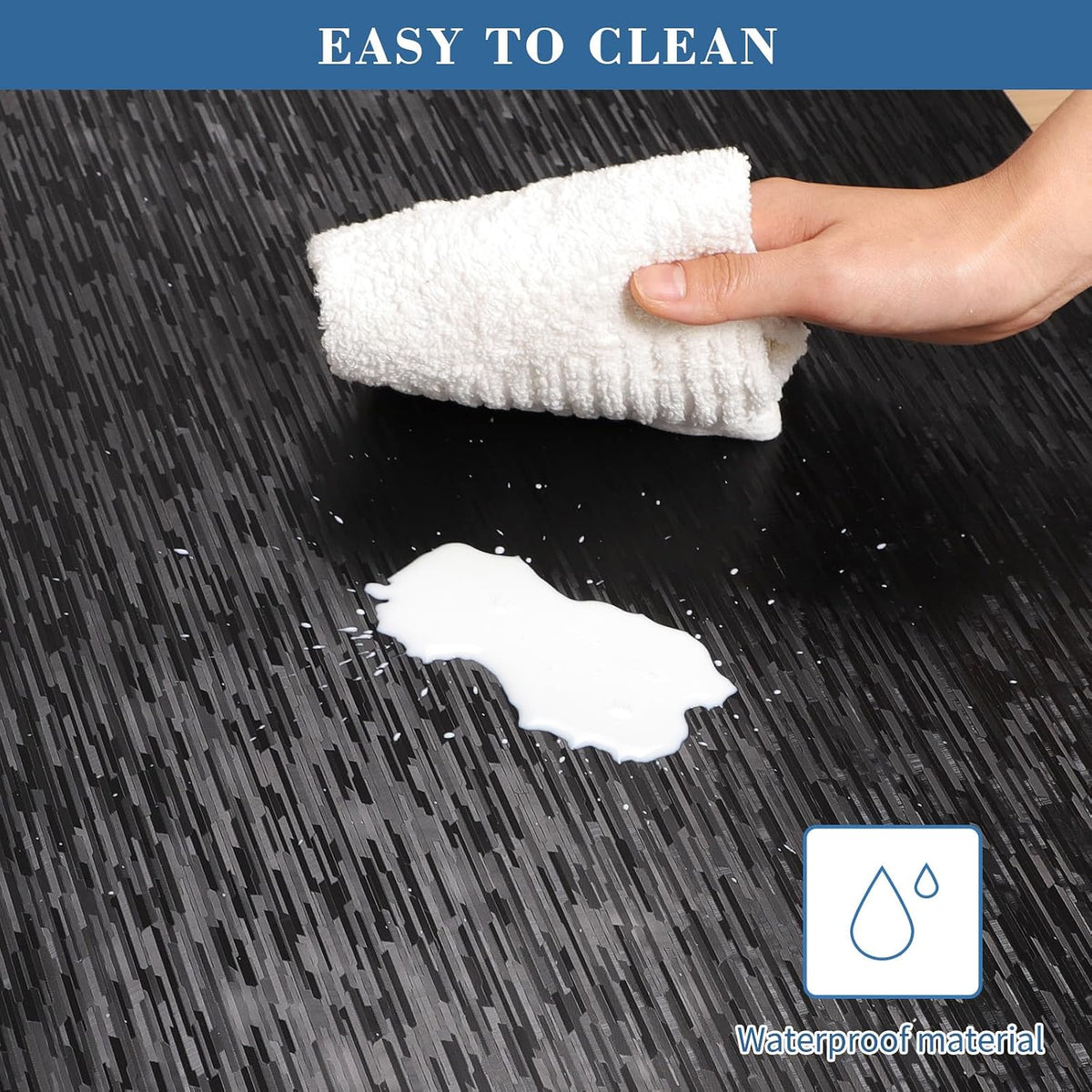 Office Chair Mat, TYDLE 59"x75" Large Chair Mat for Hard Floor, Vin...