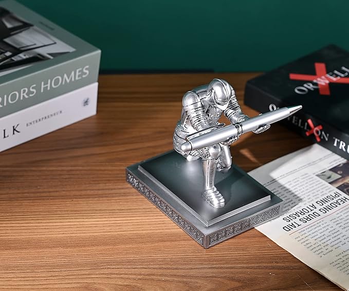 HDMbigmi Knight Pen Holder Pen Stand Desk Organizers and Accessories Resin - Image 4