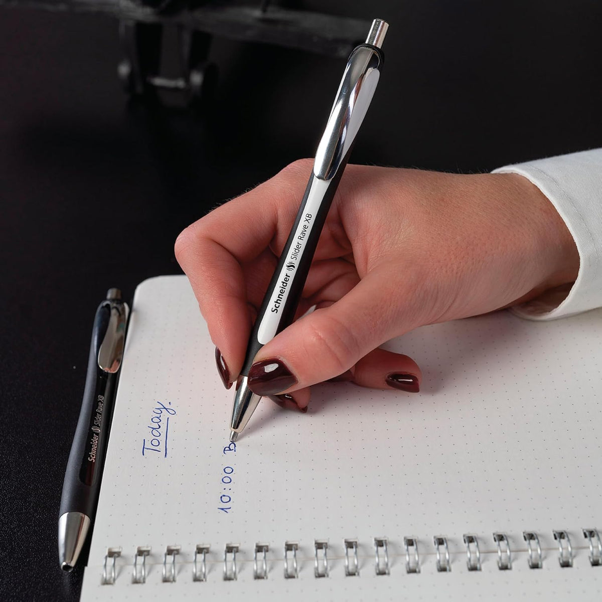 Schneider Limited Edition Slider Rave Black, XB (Extra Broad) Ballpoint Pen, ...