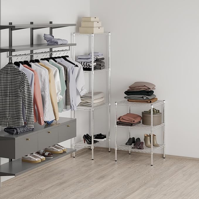 Regal Altair 21" Deep x 24" Wide x 34" Height Wire Shelving Kit | 3-Tier | NSF - Image 7
