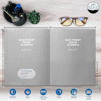 FILE-EZ Two-Pocket Folders, Textured Paper, Letter Size - Image 2
