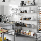 Regal Altair 18" Deep x 48" Wide x 86" Height Wire Shelving Kit | 5-Tier | NSF - Image 7