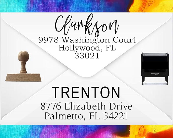 Address Stamp | Custom Address Stamper | Personalized | Self-Inking Return - Image 3
