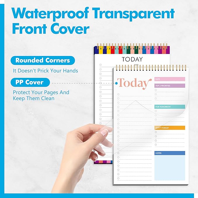 2 To Do List Notepads, Daily Planner Notebook - Image 3