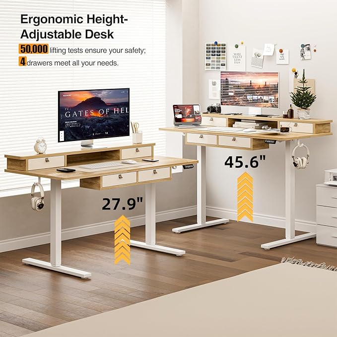 Grandder 47 Inch Electric Standing Desk - Image 3