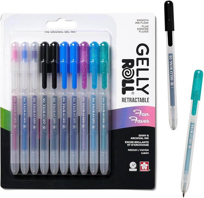 Sakura Gelly Roll Retractable Gel Pens Colored by SAKURAOFAMERICA