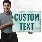 Custom Sign, Custom Street Sign, 11 Font Colors, 13 Font Styles, 4 Hole Options - Image 2