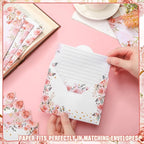 TaoBary 160 Pcs Stationery Paper Set 50 Double Sided Stationery Papers - Image 6