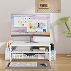 OPNICE Desk Organizers and Accessories, 2-Tier Computer Monitor Stand Riser - Image 2