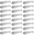 Peryiter Metal Reserved Table Signs Metal Reserved Sign Double Sided Table by Peryiter