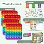 THE FIDGET GAME Vocabulary Words, Flash Card Game, Grade 4-6, Ages 9-12 - Image 2