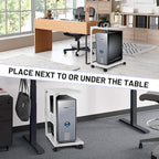 Bfttlity PC Stand Computer Tower Stand 2-Tier Metal CPU Holder - Image 4