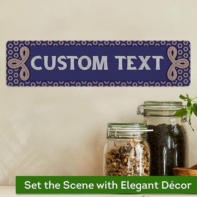 Custom Sign, Custom Street Sign, 11 Font Colors, 13 Font Styles, 4 Hole Options - Image 4