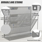 EASEPRES Desk File Organizer Mesh 4-Tier, Hanging Wall Mount Document - Image 3