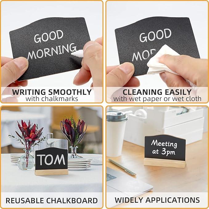 ALOTCHE Mini Chalkboard Signs - Image 3