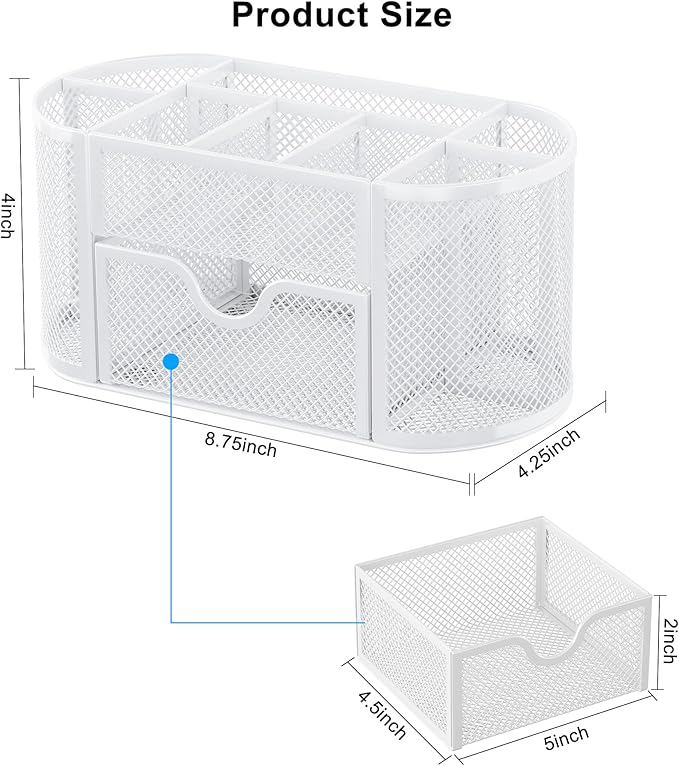 EasyPAG Mesh Pen Holder Desk Organizer - Image 8