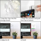 Keenjorika 2PCS Multifunctionnal Monitor Documents Holder, Desktop Message Board - Image 6