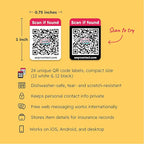 Lost Item Labels | Secure, Private Messaging Tags - Image 7