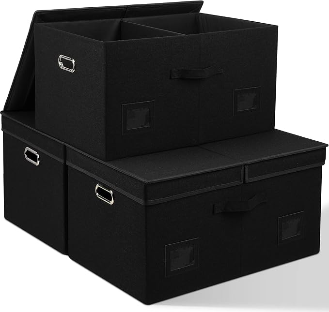 Graciadeco 75 Quarts Extra Large Decorative Storage Bins by GraciadecoStorage