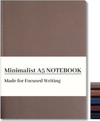 CAGIE Lined Journal Notebook for Men & Women, 176 Pages A5 Medium Size by CAGIE