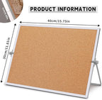 kdafio 11.81"×15.74" Cork Board Bulletin Board, Double Sided Pin Board - Image 2