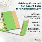 DISCOUNT PROMOS Eco Friendly Spiral Notebooks - Image 4