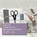 XPH Purple Christian Pen Pencil Holder Organizer - Image 5