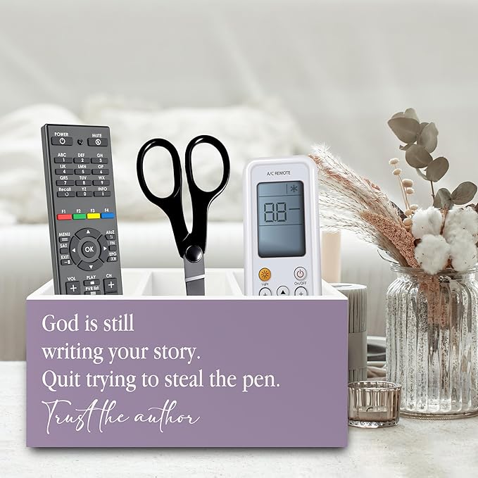 XPH Purple Christian Pen Pencil Holder Organizer - Image 5