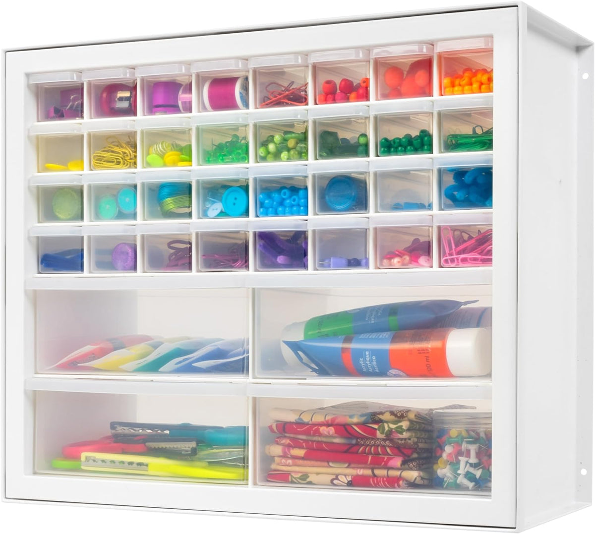 IRIS USA Screw Tool Organizer Small Parts Cabinet Chest, 36-Drawer Hardware