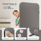 DECOLAB Standing Room Divider Panel, Portable Room Separation Partition - Image 4