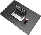 CENNBIE 35.5" x 23.6" Leather Desk Mat, Non-Slip Waterproof Extra Wide Desk Pad by CENNBIE