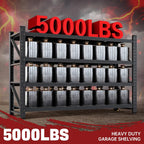 ravigin 5000lbs storage shelves,71" w garage shelving heavy, close-up detail