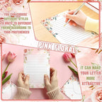 TaoBary 160 Pcs Stationery Paper Set 50 Double Sided Stationery Papers - Image 5