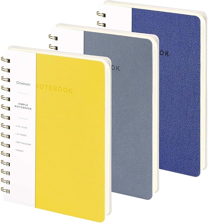 Spiral Notebook-5.75" x 8.125" College Ruled Journal by Oneirom