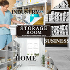 Storage Room Door Sign for Business and Home, Self-Adhesive Durable Modern - Image 6
