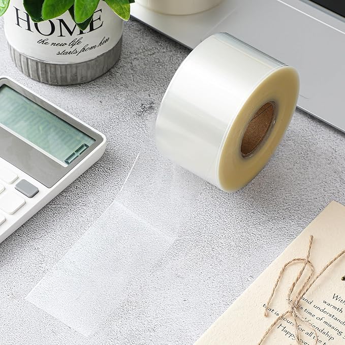 Zonon 750 Pcs Clear Labels Label Protector Clear Stickers Wafer Seals - Image 6