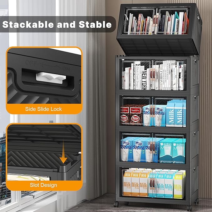 UAMFURI Extra Large Stackable Storage Bins - Image 3