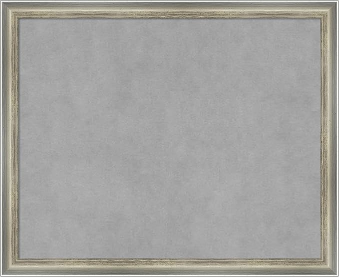 Amanti Art Silver Framed Magnetic Board 18x22 Small Vision Board by AmantiArt