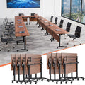 Conference Table, 55.1''Folding Conference Room Table by Unknown