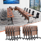 Conference Table, 55.1''Folding Conference Room Table by Unknown
