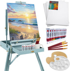 best choice products art easel for painting, portable, main product view