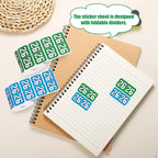 1000pcs 2026 Year Stickers, 3/4x1-1/2 Inch 26 Year Colored Self-Adhesive - Image 4